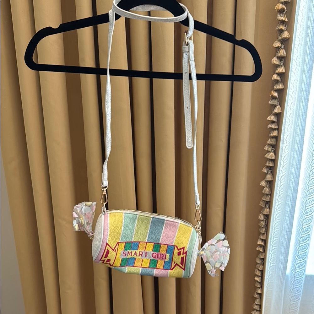 Colorful Striped Crossbody Bag